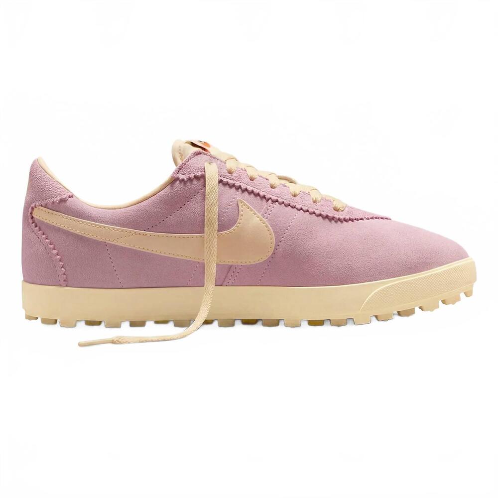 NEW NIKE women's astro grabber suede shoes in pink foam muslin